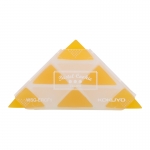 国誉（KOKUYO） 角角乐橡皮擦学生高考三角形铅笔橡皮 4盒黄色 WSG-ERCF1Y （3组起发）