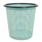 兰诗（LAUTEE）FH-1277 清洁收纳桶办公室垃圾纸篓杂物桶垃圾桶   网格镂空 颜色随机