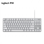 罗技（Logitech） K835 机械有线键盘84键 白色 TTC轴 红轴