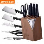 苏泊尔（SUPOR） 刀具套装 尖锋系列厨房七件套刀不锈钢具套装刀菜刀组合 TK1522Q