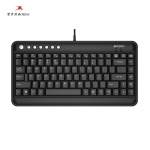 双飞燕（A4TECH）KL-5 黑色有线键盘薄膜笔记本外接台式电脑办公打字专用短款小键盘 USB接口