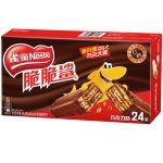 雀巢（Nestle） 脆脆鲨巧克力口味涂层威化饼干24条装 446.4g*2
