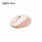 英菲克（INPHIC） M8 无线鼠标 办公鼠标 女生鼠标 可充电轻音便携人体工学电脑笔记本2.4G通用 奶茶色