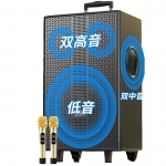 索爱（soaiy）SA-K26 舞台级5喇叭大功率重低音广场舞音响网红直播移动户外蓝牙拉杆音箱带无线声卡话筒